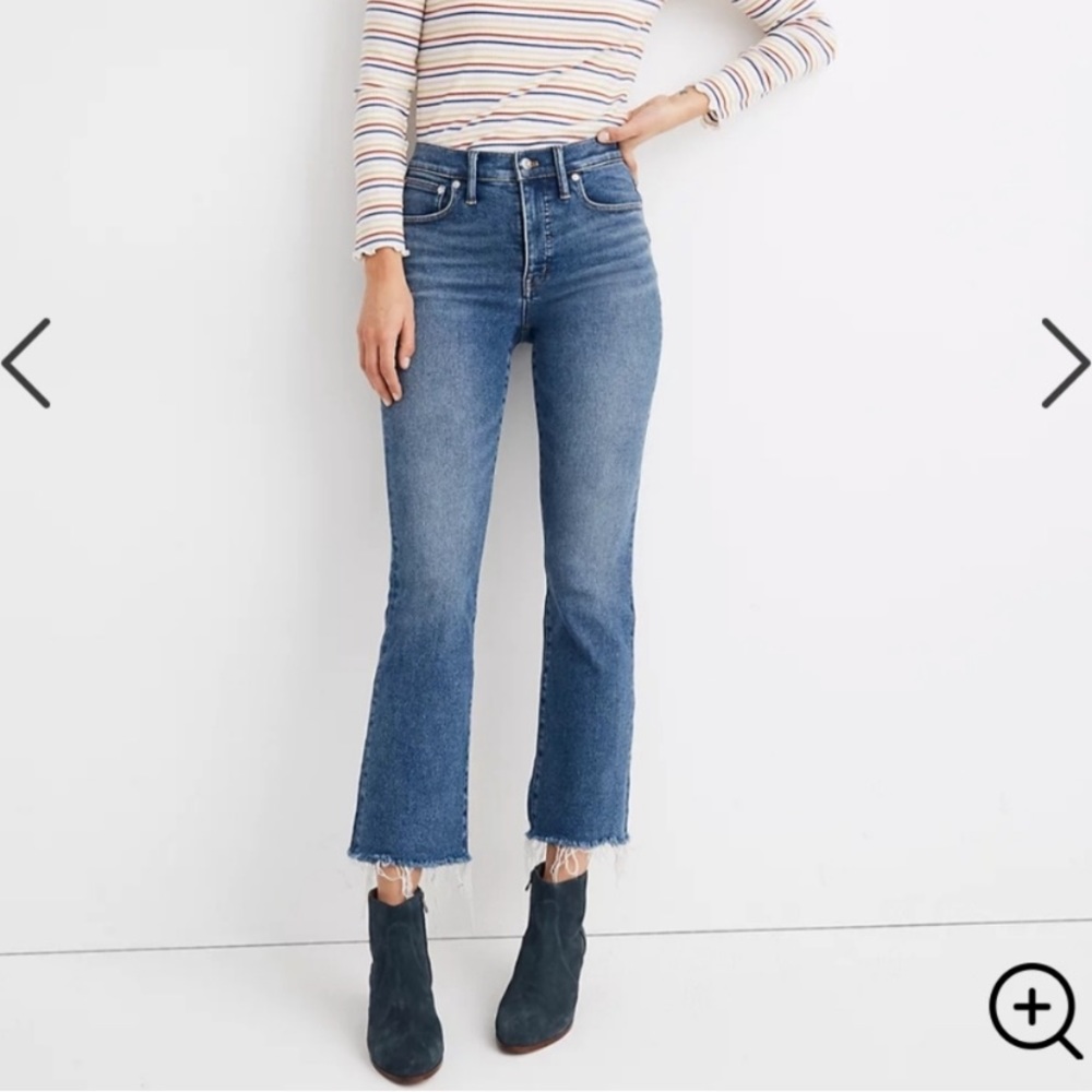 Madewell cali demi-boot jeans in fleetwood wash